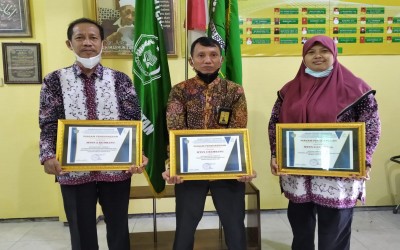 MTs Negeri 2 Rembang Sabet 3 Penghargaan dari KPPN Pati TA 2021